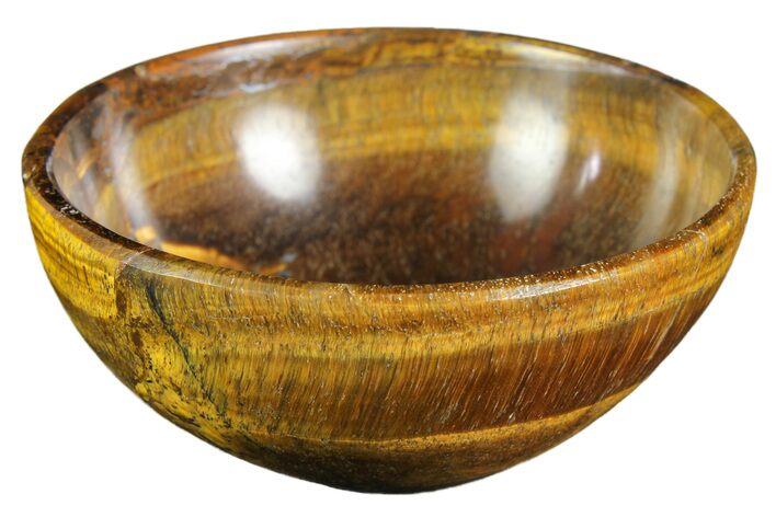 3" Polished Tiger's Eye Bowls - Photo 1